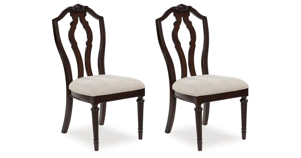 Lavinton Tan/Brown Dining Chair, Set of 2 from Ashley - Luna Furniture