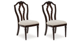 Lavinton Tan/Brown Dining Chair, Set of 2 from Ashley - Luna Furniture