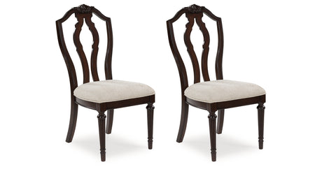 Lavinton Tan/Brown Dining Chair, Set of 2 from Ashley - Luna Furniture