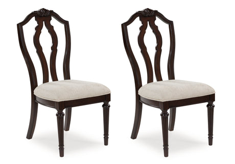Lavinton Brown Extension Dining Table and 4 Chairs from Ashley - Luna Furniture