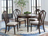 Lavinton Dining Table and 4 Chairs in Brown from Ashley - Luna Furniture