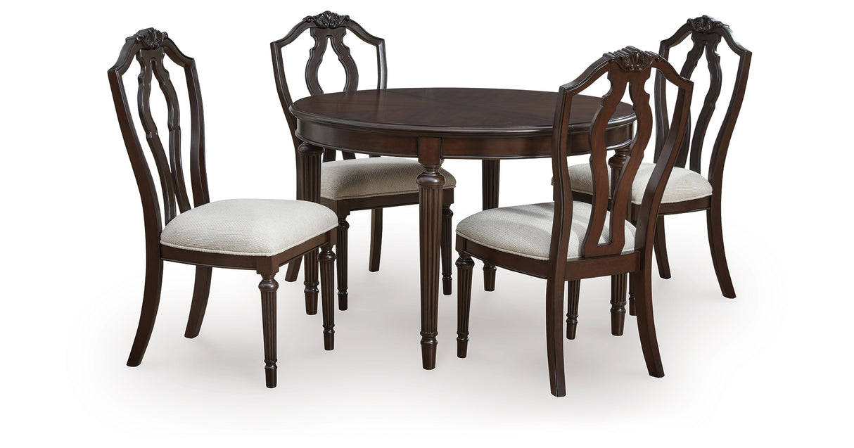 Lavinton Dining Table and 4 Chairs in Brown from Ashley - Luna Furniture