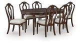 Lavinton Extension Dining Table and 6 Chairs from Ashley - Luna Furniture