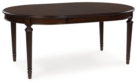 Lavinton Brown Extension Dining Table and 6 Chairs from Ashley - Luna Furniture