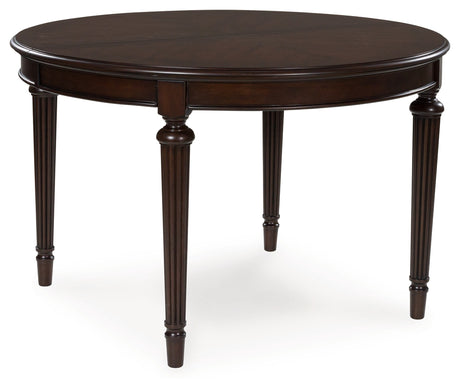 Lavinton Brown Extension Dining Table and 6 Chairs from Ashley - Luna Furniture