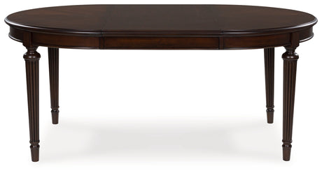 Lavinton Brown Extension Dining Table and 4 Chairs from Ashley - Luna Furniture