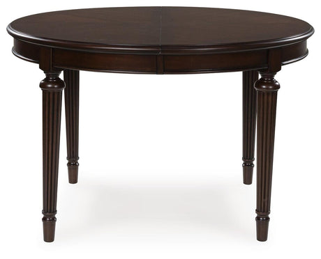 Lavinton Brown Extension Dining Table and 4 Chairs from Ashley - Luna Furniture
