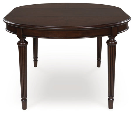 Lavinton Brown Extension Dining Table and 4 Chairs from Ashley - Luna Furniture