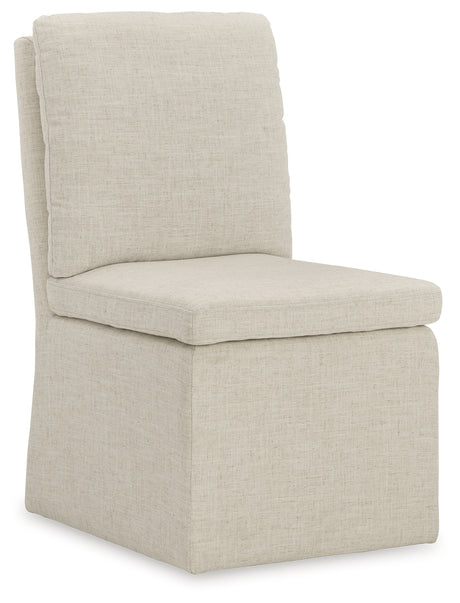 Krystanza Oatmeal Dining Chair, Set of 2 from Ashley Furniture - Luna Furniture