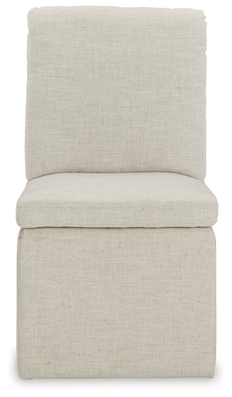 Krystanza Oatmeal Dining Chair, Set of 2 from Ashley Furniture - Luna Furniture
