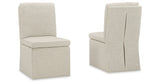 Krystanza Oatmeal Dining Chair, Set of 2 from Ashley Furniture - Luna Furniture