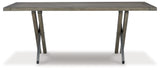 Krystanza Weathered Gray Dining Room Set from Ashley Furniture - Luna Furniture