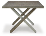 Krystanza Weathered Gray Dining Room Set from Ashley Furniture - Luna Furniture