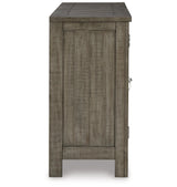 Krystanza Weathered Gray Dining Server from Ashley Furniture - Luna Furniture