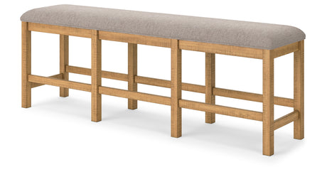 Havonplane Counter Height Dining Table and 6 Barstools and Bench with Storage in Brown from Ashley Furniture - Luna Furniture