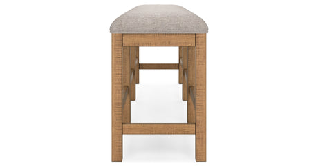 Havonplane Brown 72" Counter Height Dining Bench from Ashley - Luna Furniture