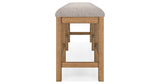 Havonplane Counter Height Dining Table and 4 Barstools and Bench with Storage in Brown from Ashley - Luna Furniture