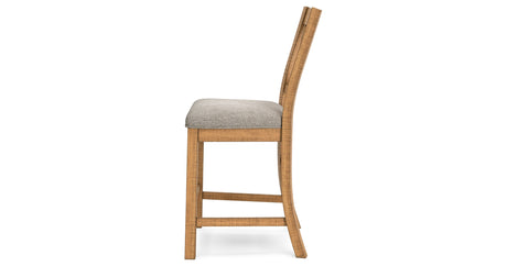 Havonplane Counter Height Dining Table and 6 Barstools and Bench with Storage in Brown from Ashley Furniture - Luna Furniture