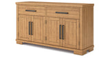 Havonplane Counter Height Dining Table and 4 Barstools with Storage in Brown from Ashley - Luna Furniture