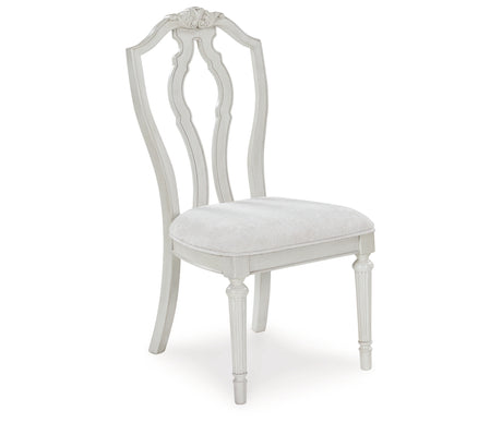 Montelaine Antique White Dining Chair, Set of 2 from Ashley - Luna Furniture