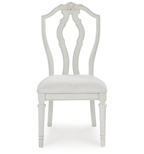 Montelaine Antique White Dining Chair, Set of 2 from Ashley - Luna Furniture