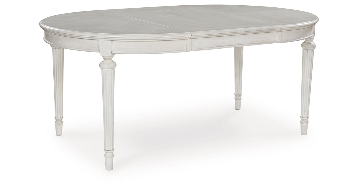 Montelaine Antique White Dining Extension Table from Ashley Furniture - Luna Furniture