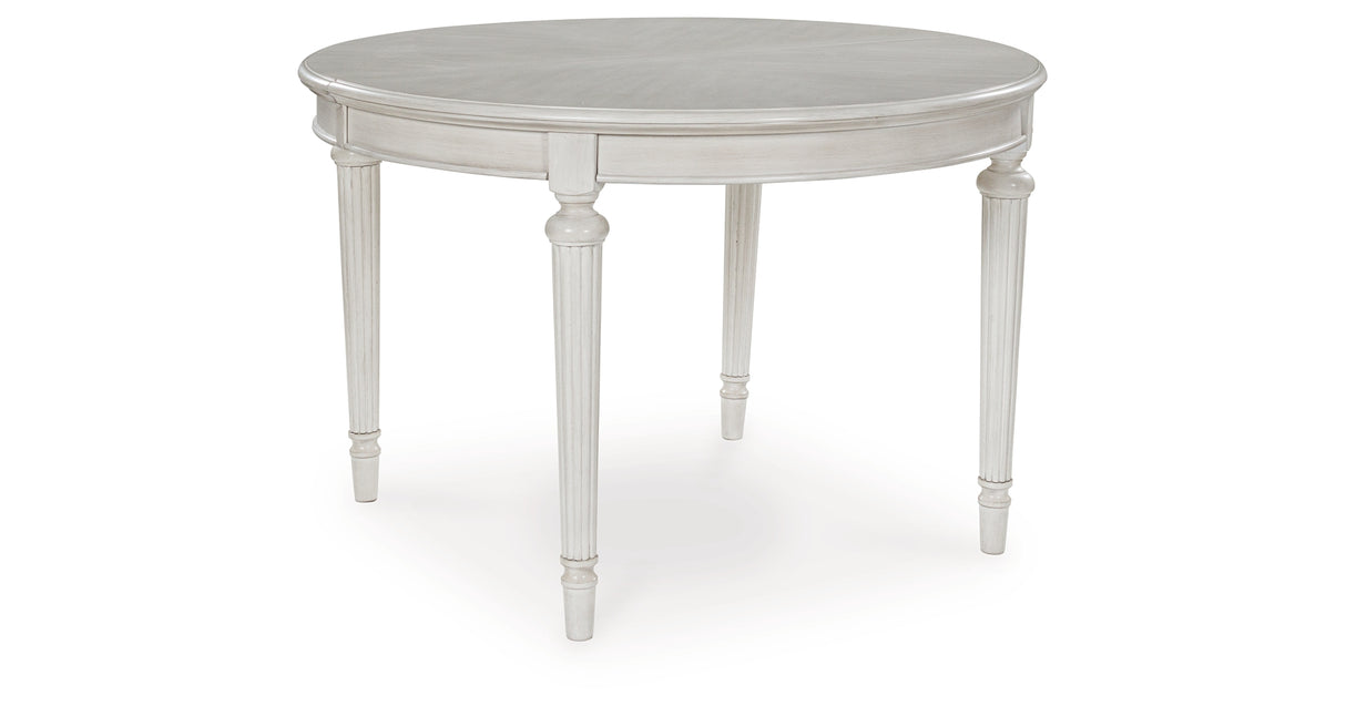 Montelaine Antique White Dining Extension Table from Ashley Furniture - Luna Furniture