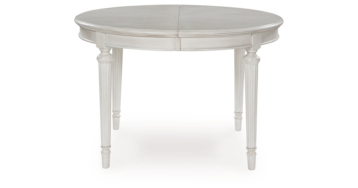 Montelaine Antique White Dining Extension Table from Ashley Furniture - Luna Furniture