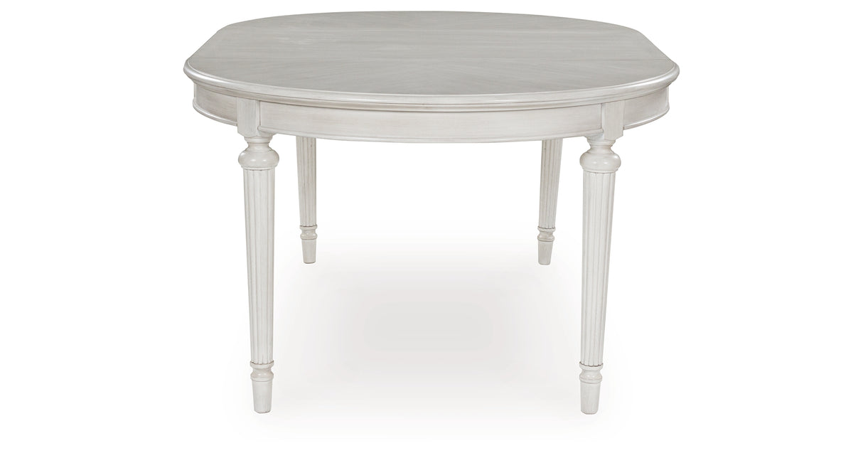 Montelaine Antique White Dining Extension Table from Ashley Furniture - Luna Furniture