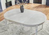 Montelaine Antique White Dining Extension Table from Ashley Furniture - Luna Furniture