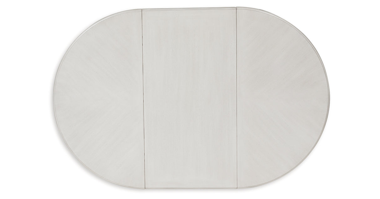 Montelaine Antique White Dining Extension Table from Ashley Furniture - Luna Furniture