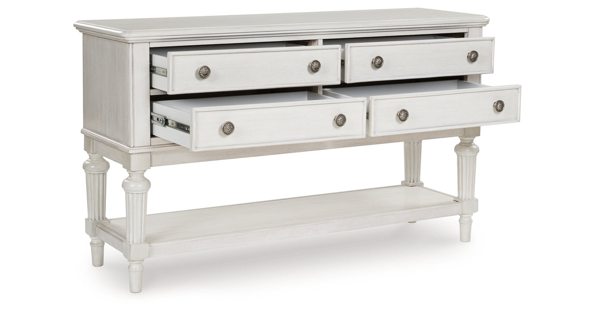 Montelaine Antique White Dining Server from Ashley - Luna Furniture