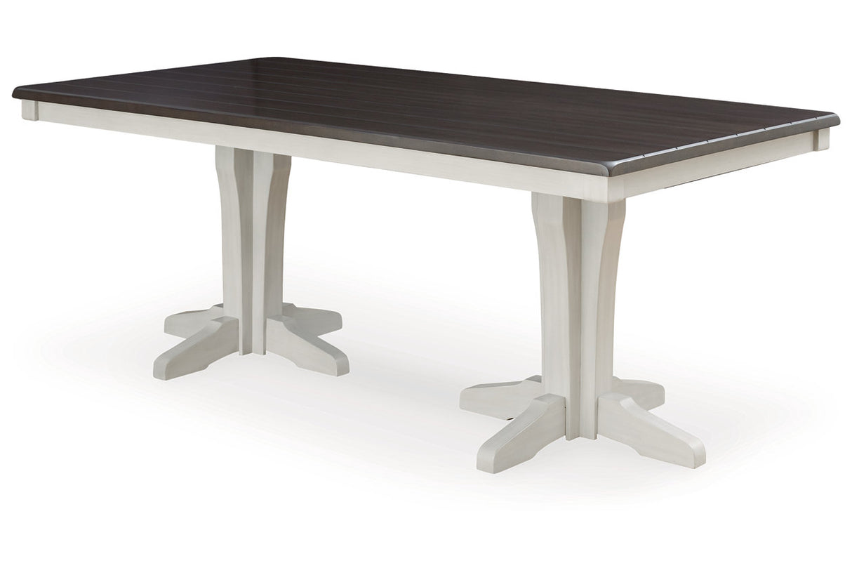 Darborn Gray/Brown Dining Table from Ashley - Luna Furniture