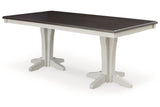 Darborn Gray/Brown Dining Table from Ashley - Luna Furniture