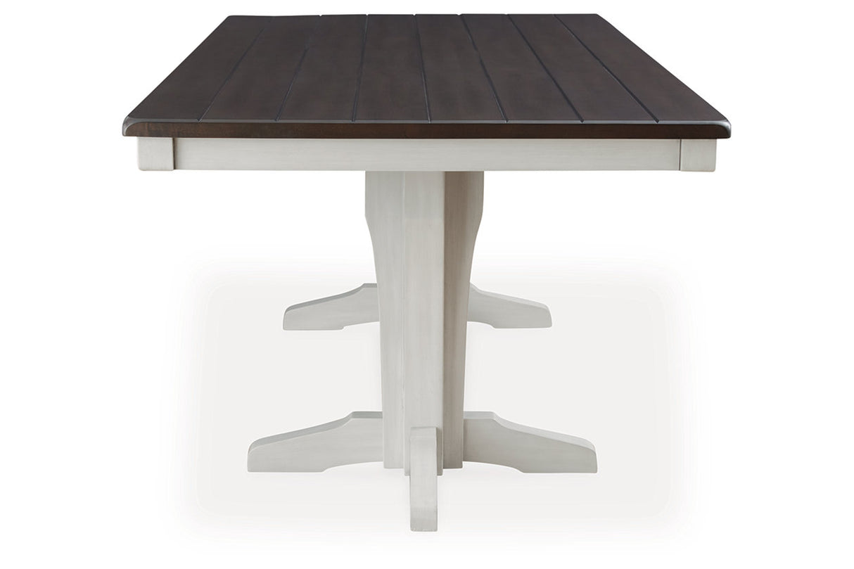 Darborn Gray/Brown Dining Table from Ashley - Luna Furniture