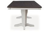 Darborn Gray/Brown Dining Table from Ashley - Luna Furniture