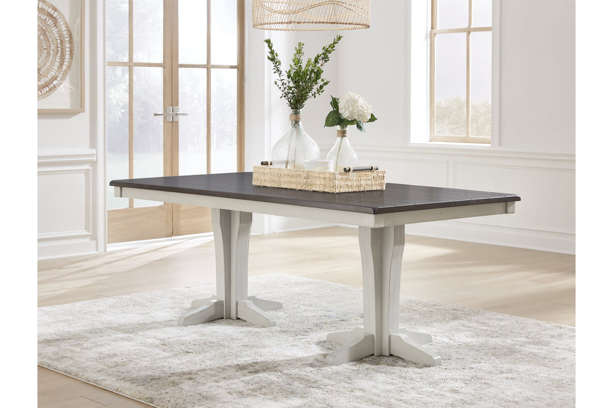 Darborn Gray/Brown Dining Table from Ashley - Luna Furniture