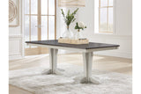 Darborn Gray/Brown Dining Table from Ashley - Luna Furniture