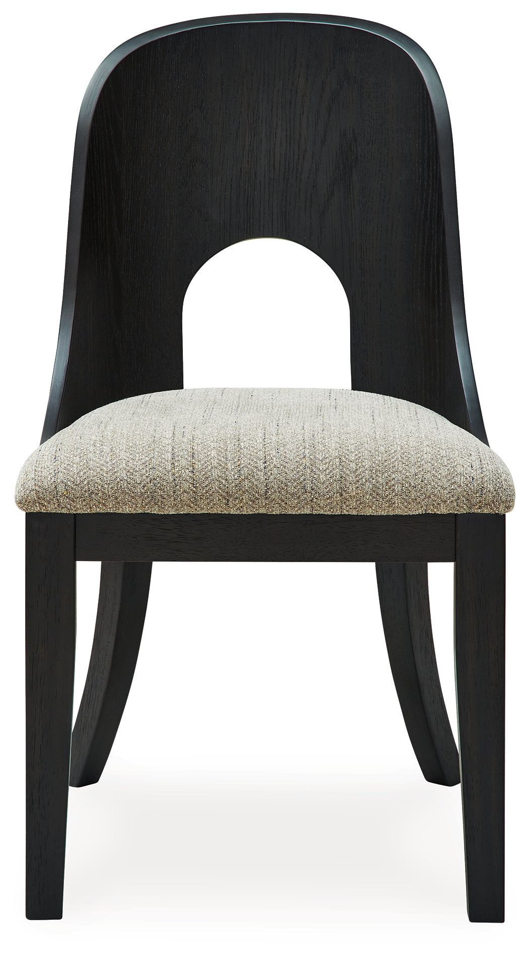 Rowanbeck Black Dining Table and 4 Chairs with Storage from Ashley Furniture - Luna Furniture