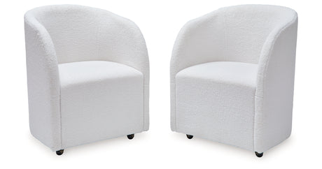Rowanbeck Ivory Dining Chair, Set of 2 from Ashley - Luna Furniture