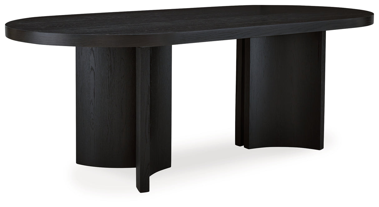 Rowanbeck Black Dining Room Set from Ashley - Luna Furniture