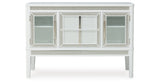 Chalanna White Dining Server from Ashley Furniture - Luna Furniture