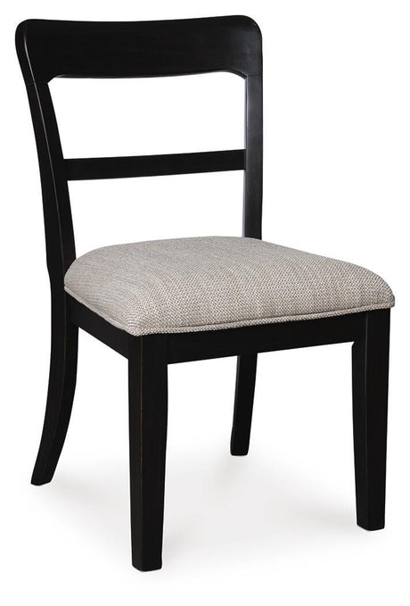 Greddinton Brown/Black Extension Dining Table and 4 Chairs from Ashley Furniture - Luna Furniture