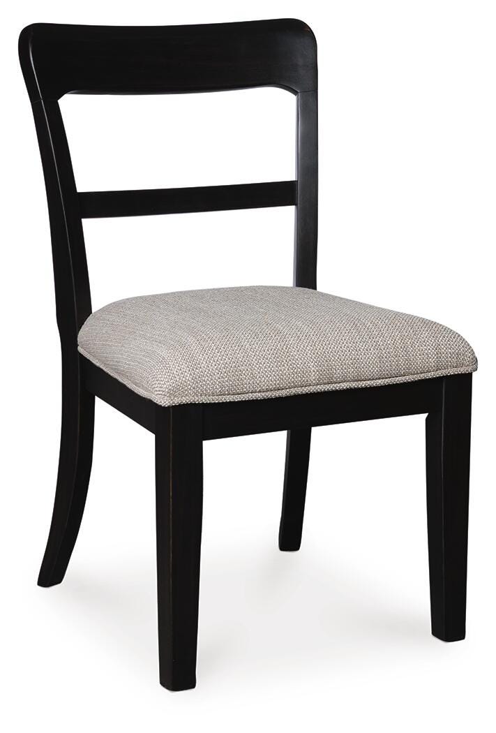 Greddinton Black Dining Chair, Set of 2 from Ashley Furniture - Luna Furniture