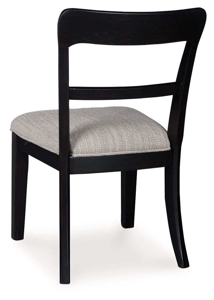 Greddinton Black Dining Chair, Set of 2 from Ashley Furniture - Luna Furniture