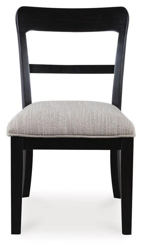 Greddinton Brown/Black Extension Dining Table and 4 Chairs from Ashley Furniture - Luna Furniture