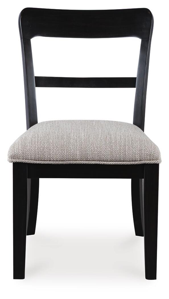 Greddinton Black Dining Chair, Set of 2 from Ashley Furniture - Luna Furniture