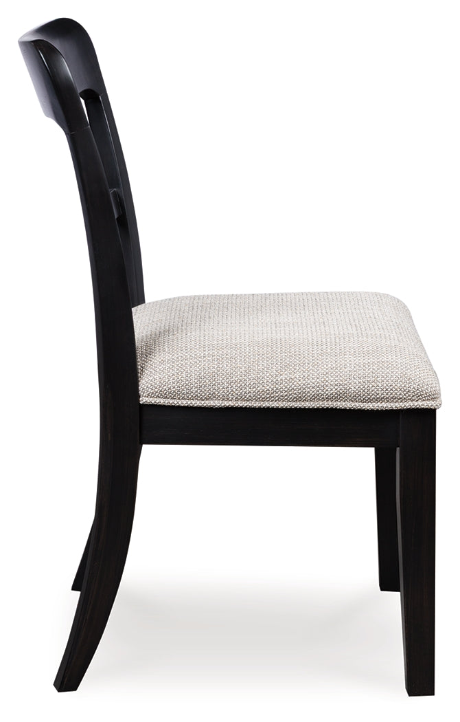 Greddinton White/Black Dining Room Set from Ashley - Luna Furniture