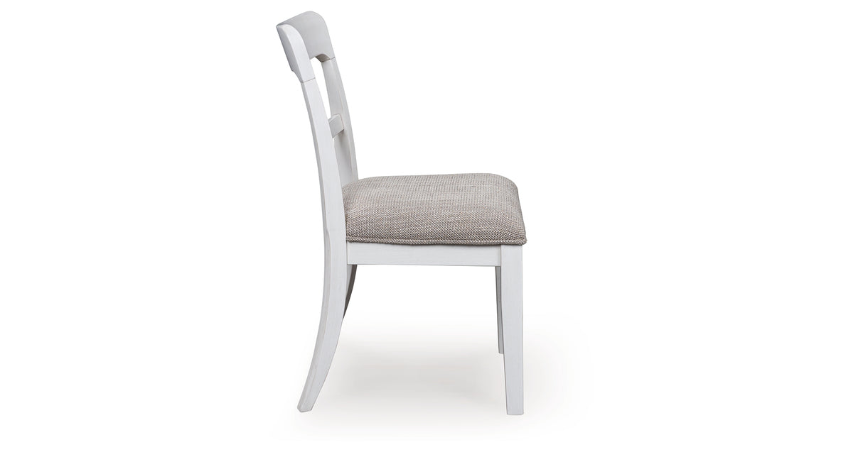 Greddinton White Dining Chair, Set of 2 from Ashley Furniture - Luna Furniture
