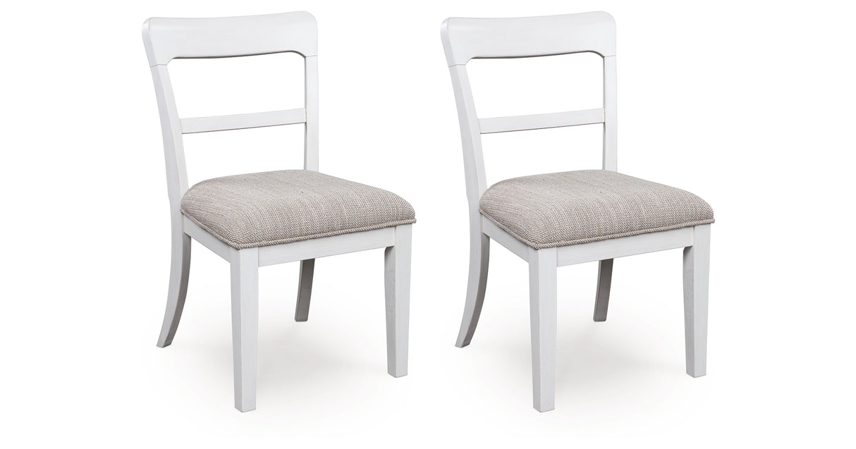 Greddinton White Dining Chair, Set of 2 from Ashley Furniture - Luna Furniture